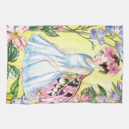 Cute Summer Fairy Kitchen Towel Theedoek