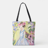 Cute Summer Fairy Tote Bag (Achterkant)