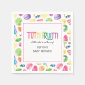 Cute Summer Fruit Tutti Fruitti Baby shower Servet (Voorkant)
