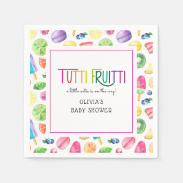 Cute Summer Fruit Tutti Fruitti Baby shower Servet