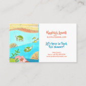 Cute Summer Kinder Contactkaartje (Voorkant)