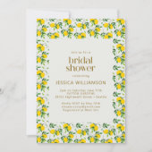 Cute Summer Lemon Fruit Pattern Vrijgezellenfeest Kaart (Voorkant)