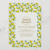 Cute Summer Lemon Fruit Pattern Vrijgezellenfeest Kaart (Voorkant / Achterkant)