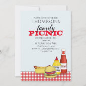 Cute Summer Picnic Trendy Cookout Whimsical Kaart (Voorkant)