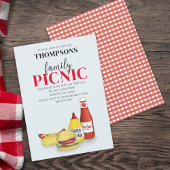 Cute Summer Picnic Trendy Cookout Whimsical Kaart