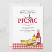 Cute Summer Picnic Trendy Cookout Whimsical Kaart (Voorkant)