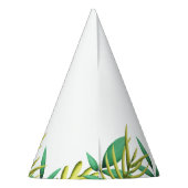 Cute Summer Pink Flamingo Tropical Feesthoedjes (Achterkant)