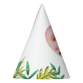 Cute Summer Pink Flamingo Tropical Feesthoedjes (Links)