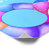 Cute Summer Pool Party Poster (Hoek)