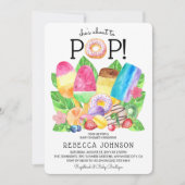 Cute Summer Popsicle & Sweet Trees Baby shower Kaart (Voorkant)