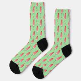 Cute Summer Popsicles Watermelon Pattern sokken