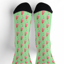 Cute Summer Popsicles Watermelon Pattern sokken