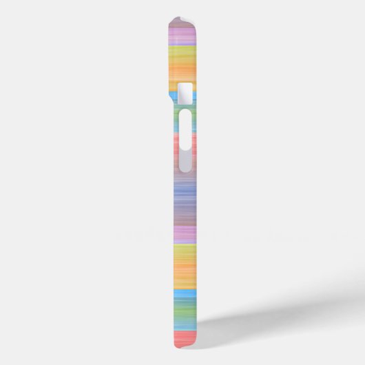 Cute Summer Seahorse Waterverf Stripes Pattern Case-Mate iPhone Case (Achterkant / Links)