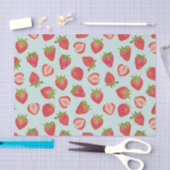 Cute Summer Strawberry-patroon Tissuepapier (Craft)