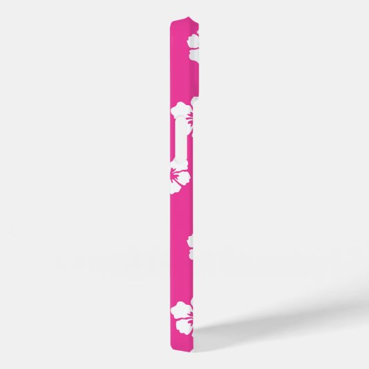 Cute Summer Tropical Hibiscus flower roze Case-Mate iPhone Case (Achterkant / Rechts)