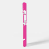 Cute Summer Tropical Hibiscus flower roze Case-Mate iPhone Case (Achterkant / Links)