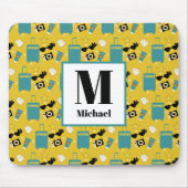 Cute Summer Vacation Elements Mousepad Muismat (Voorkant)