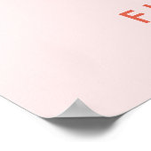 Cute Summer Welcome Birthday Sign Poster (Hoek)