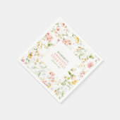 Cute Summer Wildflower Elke gebeurtenis Servet (Hoek)