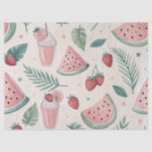 Cute Summery Tissue Paper Tissuepapier (Voorkant)