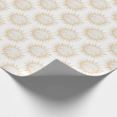 Cute Sun background Cadeaupapier (Hoek)