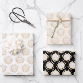 Cute Sun background Inpakpapier Vel