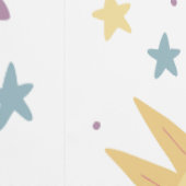 Cute Sun, Cloud, and Stars Illustration – Nursery  Behang (Zoom)