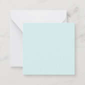 Cute Sun, Cloud & Rainbow: kijk op de heldere kant Notitiekaartje (Achterkant)