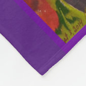 Cute Sun en Moon met Tulip ontworpen Fleece Deken (Hoek)