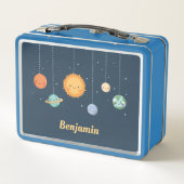 Cute Sun en Planets Space Gevoelige Kinderen (Achterkant)