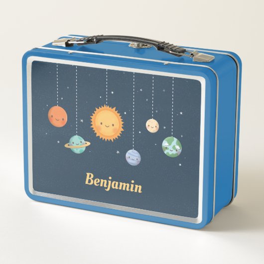 Cute Sun en Planets Space Gevoelige Kinderen (Achterkant)