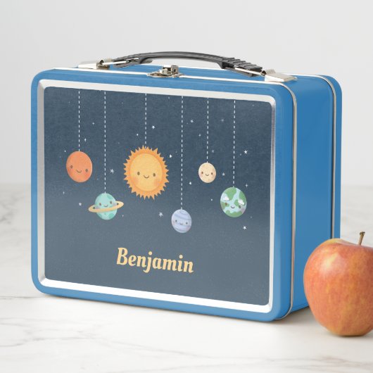 Cute Sun en Planets Space Gevoelige Kinderen (In situ)