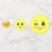 Cute Sun Happy Face Emojis Confetti (Voorkanten)