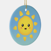 Cute Sun Je bent mijn zonneschijncitaat Keramisch Ornament (Rechts)