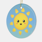 Cute Sun Je bent mijn zonneschijncitaat Keramisch Ornament (Links)