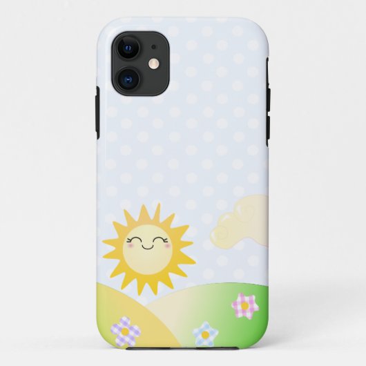 Cute sun kawaii cartoon Case-Mate iPhone case (Achterkant)