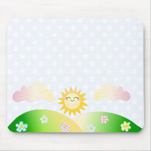 Cute sun kawaii cartoon muismat