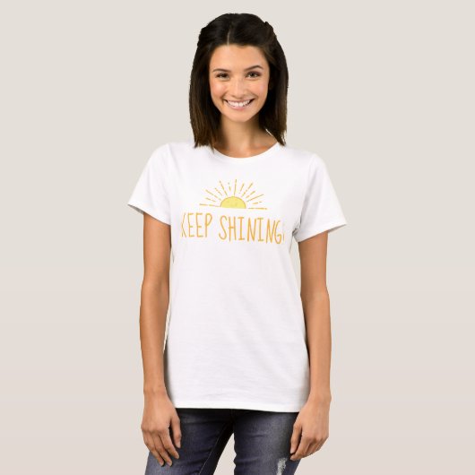 Cute Sun Keep Shining T-shirt (Voorkant volledig)