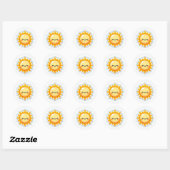 cute sun sticker (Vel)