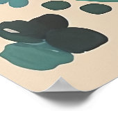 Cute Sun Sunny Day Boho Floral Illustration Poster (Hoek)