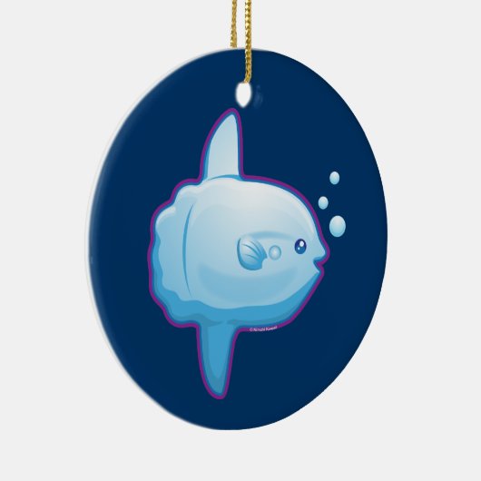 Cute Sunfish Keramisch Ornament (Rechts)