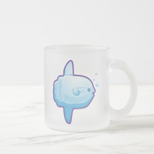 Cute Sunfish Matglas Koffiemok (Rechts)