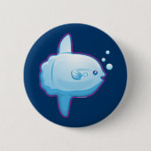 Cute Sunfish Ronde Button 5,7 Cm (Voorkant)