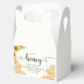 Cute Sunflower Bee Baby Shower Bedankdoosjes (Geopend)