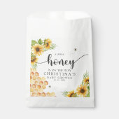 Cute Sunflower Bee Baby Shower Bedankzakje (Voorkant)