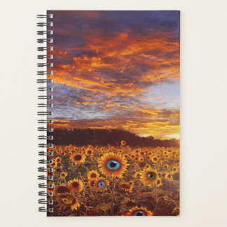 Cute Sunflower Eye - Funny Birthday Gift Planner