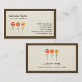 Cute Sunflower - Modern Stijlvol Visitekaartje (Voorkant / Achterkant)