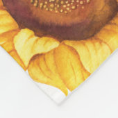 Cute Sunflower Oerwoud Monkey Baby Girl Nursery Fleece Deken (Hoek)