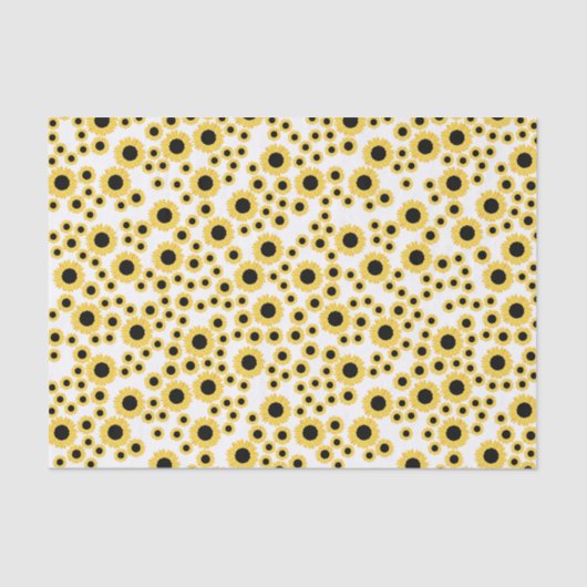 Cute Sunflower Tissue Paper Tissuepapier (Voorkant)