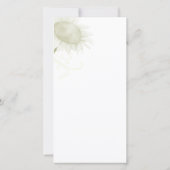 Cute Sunflower Wedding Save the Date Photo Card (Achterkant)